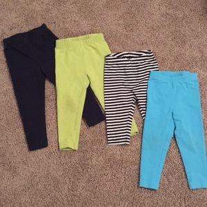 Hanna Andersson 4 pair Legging Lot size 3T